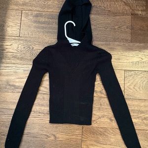 Zara knitwear hoodie